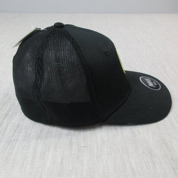 Buc-ee's Proflex Unisex Trucker Hat Black Embroidered Logo Mesh Back Size M/L - Picture 5 of 7